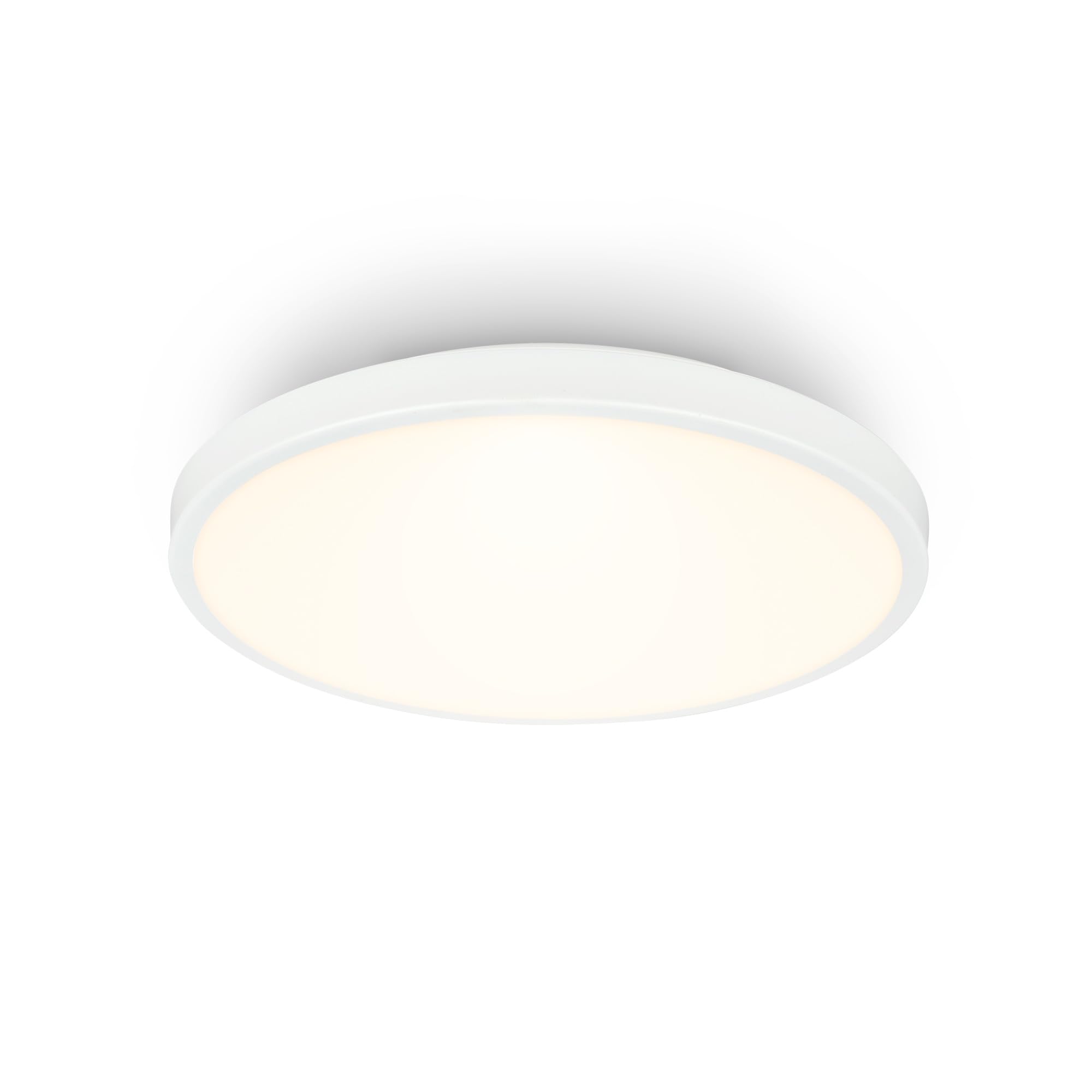  BRILONER Lampara de techo LED blanca cálida para sala, 10W, 1200lm, 24 x 6cm, whit
| BRILONER Plafón LED blanco cálido 